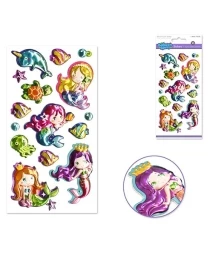 3D Balloon Blast Sticker Mermaid