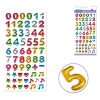 3D Balloon Blast Sticker Number