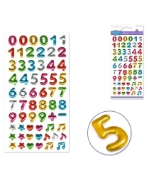 3D Balloon Blast Sticker Number