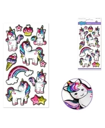 3D Balloon Blast Sticker Unicorn