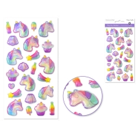 3D Pop Up Sticker Unicorn