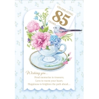 85th Birthday Card Bird