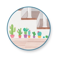 Themed Wall Art Decals Cactus