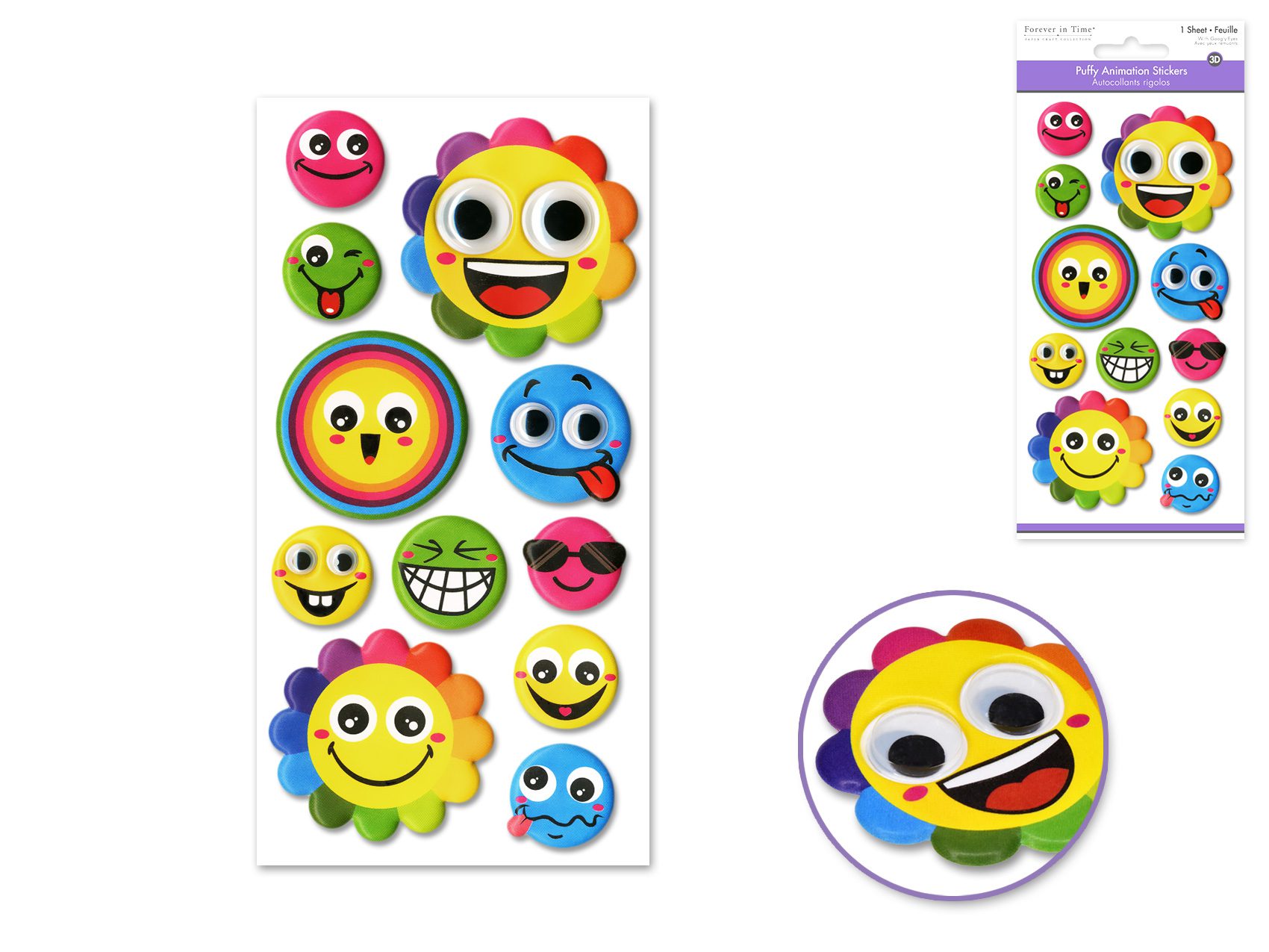 Googly Eyes Stickers Emoticon - Dollarpapa
