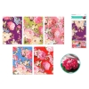 Designer Peony Floral Patch Fabric 10ct A5