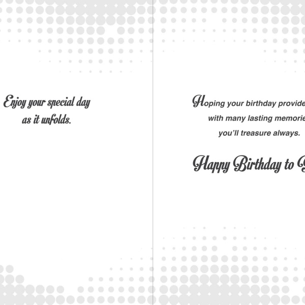 Grandson Birthday Card Sparkle Star - Image 2