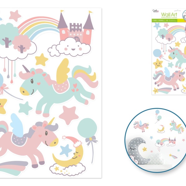 Themed Wall Art Decals Unicorn - Image 2