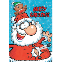 Christmas Card Big Santa