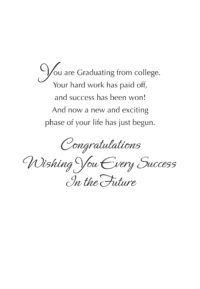 College Graduation Greeting Card - Image 2